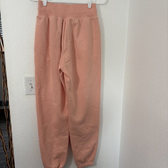 Nike Phoenix Fleece joggers Apricot Size XXS Baggy Drawstring - Picture 5 of 5